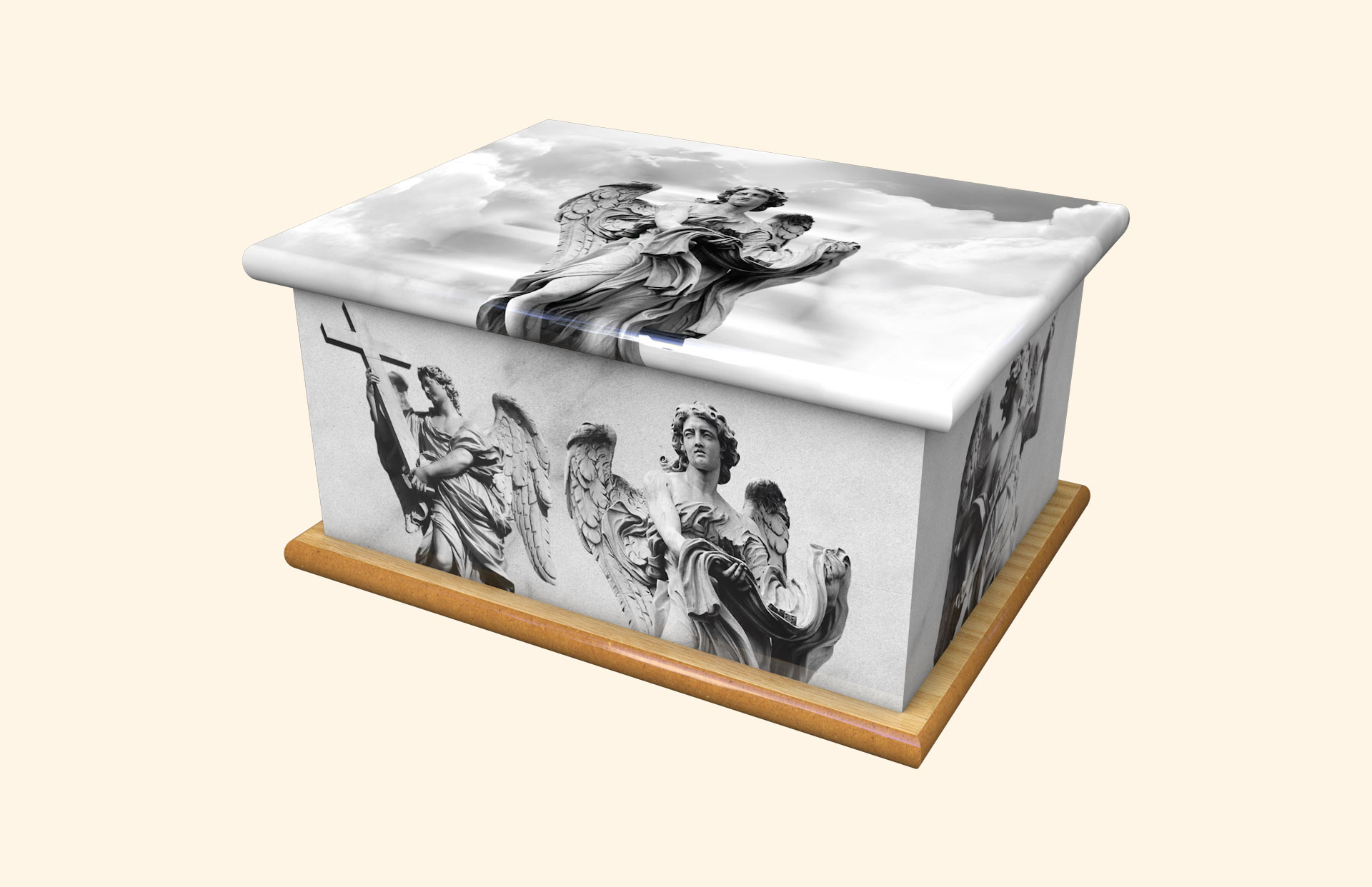 Gabriel adult ashes casket